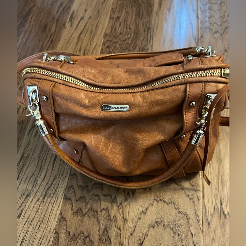 Rebecca Minkoff cupid satchel tan bag - Picture 3 of 16